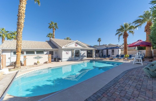 Mesquite House | The Perfect Getaway w/Heated Pool & Casita Bunkhouse & Ultimate Game Room!
