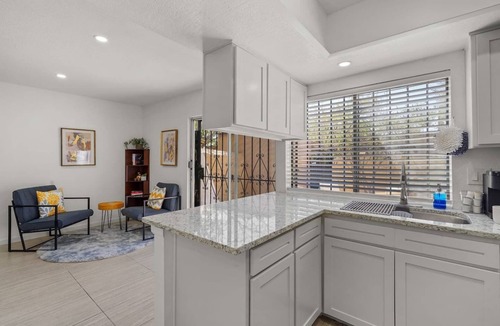 El Paso House | This Spanish-style condo has been stylishly outfitted for your El Paso stay