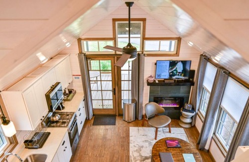 Wyoming Cabin | Tiny Home | 2-Story Windows + Gorgeous Views