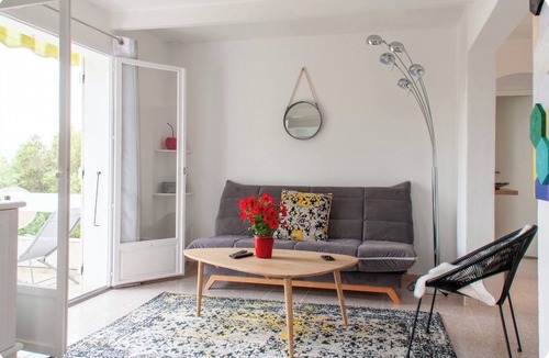 Porto Pollo Apartment | Top of house with view of Valinco bay