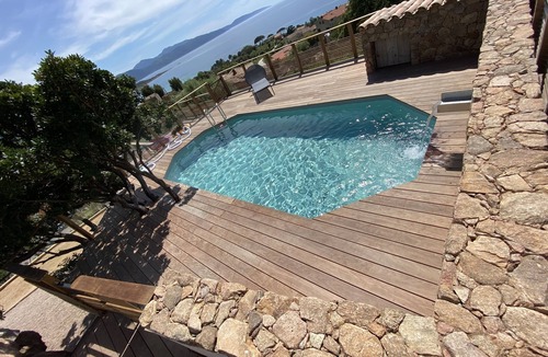 Sagone House | Top-of-the-range villa with secret passage, splendid sea view and heated pool.