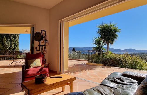 Porto-Vecchio Villa | Top of villa facing south sea view 5 bedrooms 1O pers