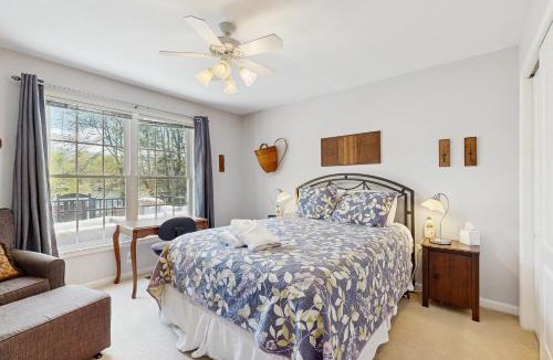 Bumpass House | Tranquil lakefront retreat with hot tub, screened porch, kayaks, and more