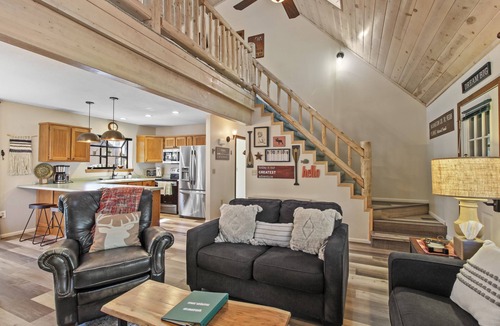 Pinetop Cabin | Tranquil Pinetop Getaway! w/Firepit, Grill, Deck, Pet-Friendly, Near Ski & Golf!