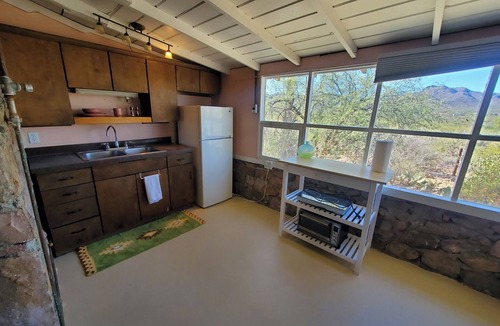 Tucson Apartment | Tucson Desert Deer Trail Cabin Spacious 2B with Amazing Mountain View