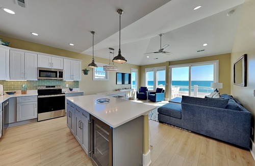Topsail Beach House | Turtle Paradise | Oceanfront, Beach Access + Private Elevator