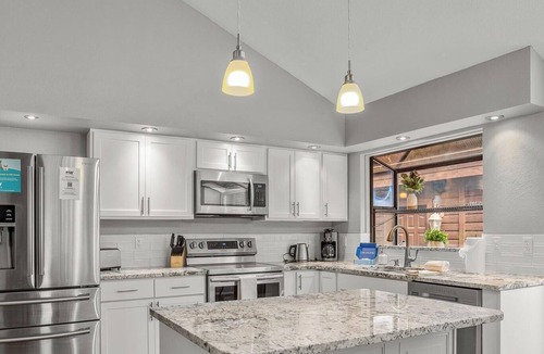 Rathdrum Villa | Twin Lakes Village Home Golf Retreat Community Pool Corner Lot and Single Level Living