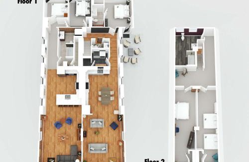 Covington Apartment | Two Condos for 14 Guests, 5 Bedrooms, Free Parking
