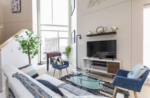 Downtown Indianapolis House | TWO Modern Penthouses on Mass by CozySuites