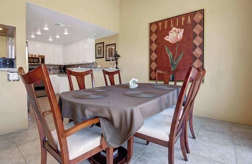 La Quinta Condo | Updated condo with PGA golf course, mountain views