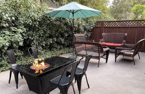 Garden District House | ViaLago | Charming Mediterranean Villa with Sunny Courtyard in Downtown Coeur dA