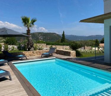 Cirendinu Villa | Villa Maria 12 pers piscine chauffée 5 min plage en voiture