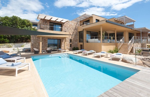Cirendinu Villa | Villa 5ch, swimming pool, panoramic sea view, Blue Cabanon beach, Porto-Vecchio
