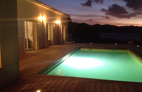Saint-Florent Villa | Villa 1 standing seaside, breathtaking view of the Gulf of Saint Florent