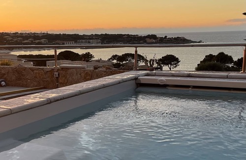 Marine de Saint Ambroggio Villa | Villa apartment Terrace 200 m Panoramic sea view swimming pool beach