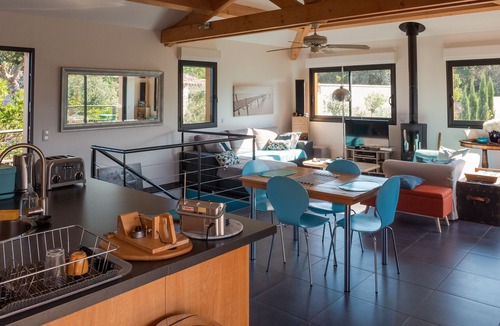 Sainte-Lucie-de-Porto-Vecchio Villa | Villa Casasou, Pinarello, heated swimming pool, beach 800 m, mountain view, air conditioning