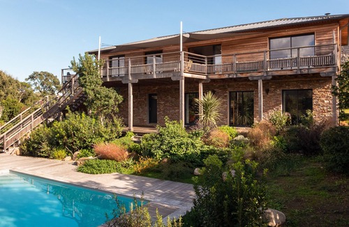 Sainte-Lucie-de-Porto-Vecchio Villa | Villa Casasou, Pinarello, heated swimming pool, beach 800 m, mountain view, air conditioning