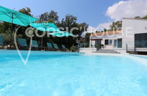Santa-Maria-Poggio Villa | Villa CORSIC' HOUSE air-conditioned 8 persons SEA VIEW! Between Mountain and Sea