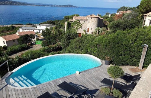 Porticcio House | Villa facing the sea with swimming pool (Agosta beach)