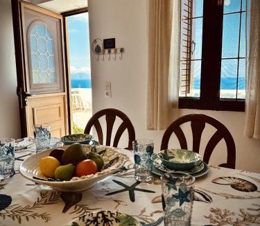 Lefkos Villa | Villa Mousouna- Panoramic SeaView Oasis in Lefkos