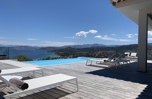 L'Ile-Rousse House | Villa of 300m2, 5 Bedrooms, Heated swimming pool, Sea view, classified 5 *