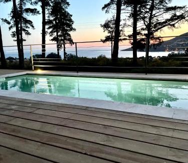 Coggia Villa | Villa piscine Sagone Paradise avec magnifique vue mer