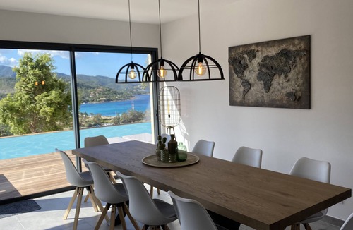 Favone Villa | Villa Pura Corsica: magnificent new sea/beachview villa all luxury and own pool