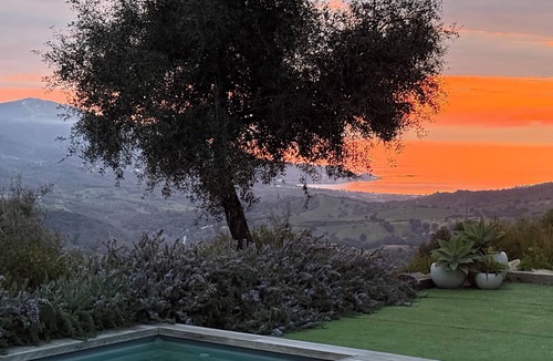 Sari-d'Orcino House | Villa Rosa *, private heated swimming pool, sea and scrub views, 10 minutes from the beach