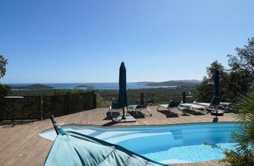 Sainte-Lucie-de-Porto-Vecchio Villa | Villa vue sur mer à 180, baie de St Cyprien, pas de vis à vis