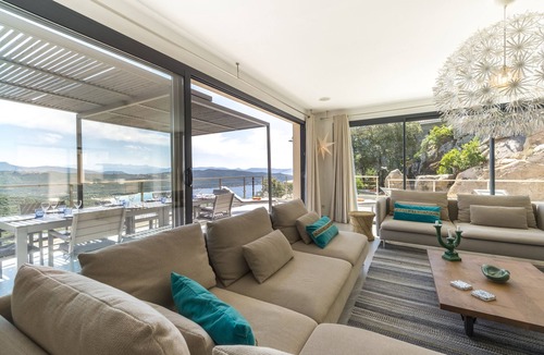 Coti-Chiavari Villa | Villa with sea view and heated pool in Coti-Chiavari