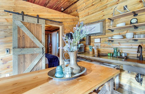 Pioche Cottage | Walk to Main Street! Mtn-view Getaway in Pioche
