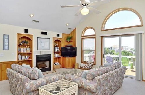 Whalehead Beach House | Walk to the beach, Hot Tub, Rec room, private pool !