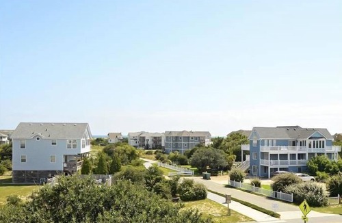 Whalehead Beach House | Walk to the beach, Hot Tub, Rec room, private pool !