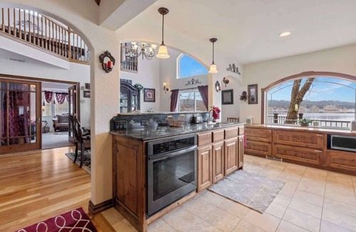 Hauser House | Waterfront home sleeps 21 with dock and game room