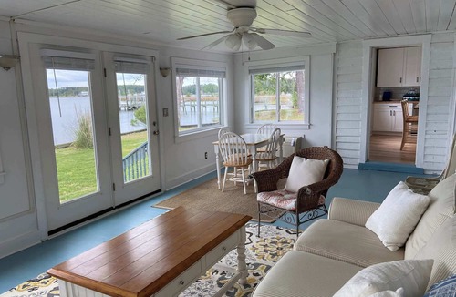Windmill Point House | Waterfront Hot Tub Beach Dock Kayaks