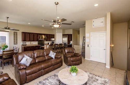Bullhead City House | Waterfront Luxury with Private Boat Dock, Elevator