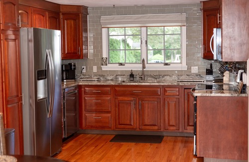 Saunderstown House | Waterfront, private dock, neighborhood beach
