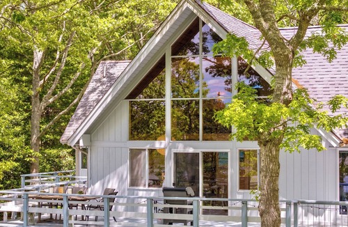 Wareham House | Waterfront Retreat - Tucked in the Woods, Private Dock, Dog-Friendly, Accessible