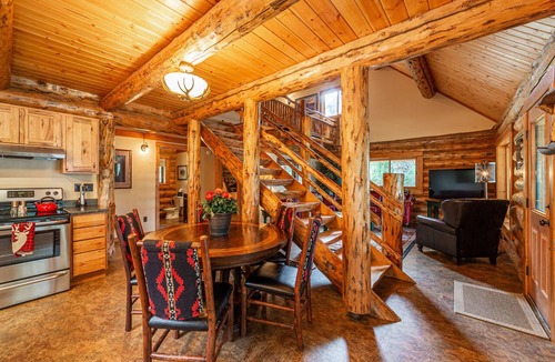 Lake Mary Ronan Cabin | Wayne Manor-Cozy Cabin in the Woods Lake Views