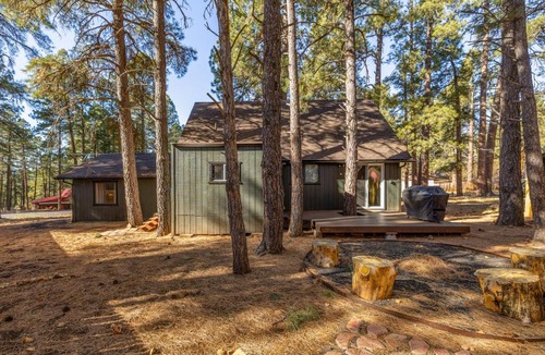 Kachina Village Villa | Whispering Pines Fire Pit EV Charger Near NAU Trails