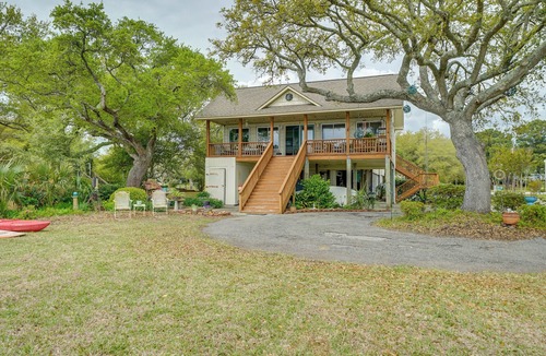Myrtle Grove House | Wilmington Getaway w/Dock & Masonboro Island View
