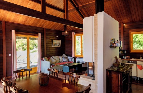 Santa-Maria-Poggio House | Wooden detached house with stunning views of the sea: ideal resort