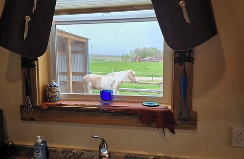 Cody Apartment | Wrangler's Hideout- pet & horse friendly, views of Heart Mountain!