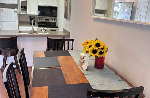 Harbor Village Condo | Your perfect home base at Bear Lake. Just a short walk to Bear Lake Marina!