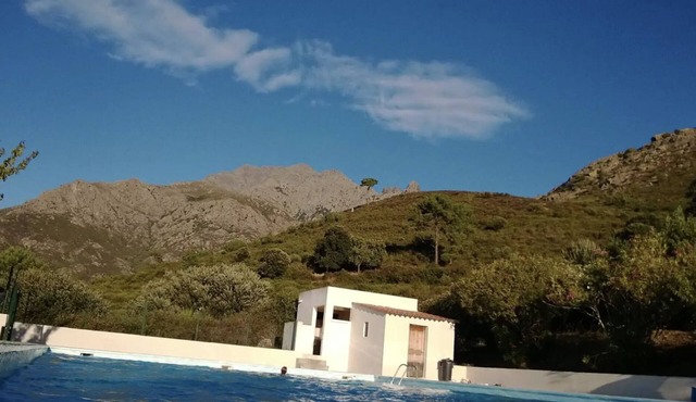 2 rooms with pool near Calvi