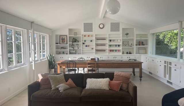 900-square foot studio in peaceful setting