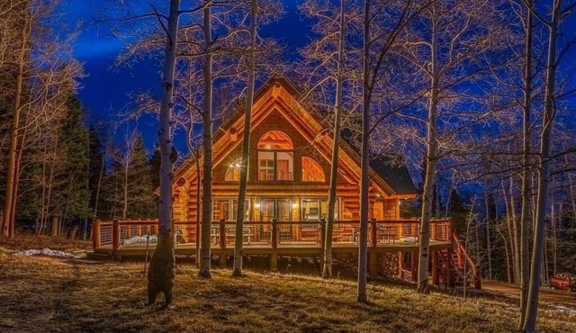 A Creek Runs Through It Luxury Log Home
