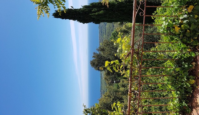 A house balcony of the Chataigneraie