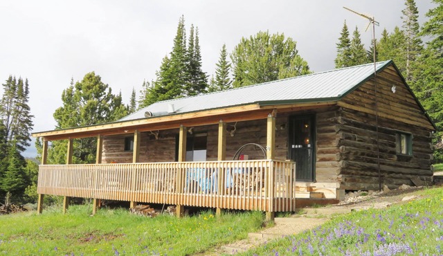 A Western Rose Cabin Shell, WY: The Big Horn Mountains ELK HUNT AREA 41