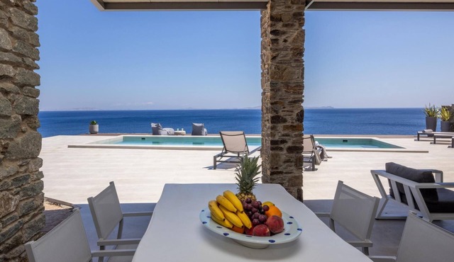 ''Aegean Whispers'' Sea Front Villa in Tinos